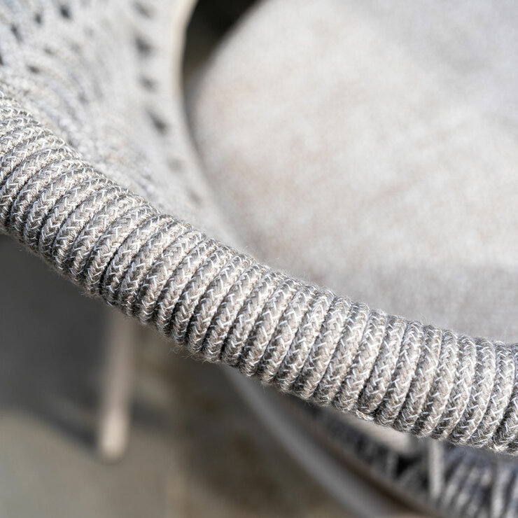 Harbour Lifestyle 7 Piece Oval Ceramic Dining Set in Oatmeal