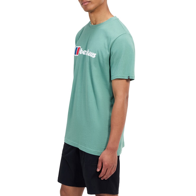 Berghaus Men's Logo Tee in Green