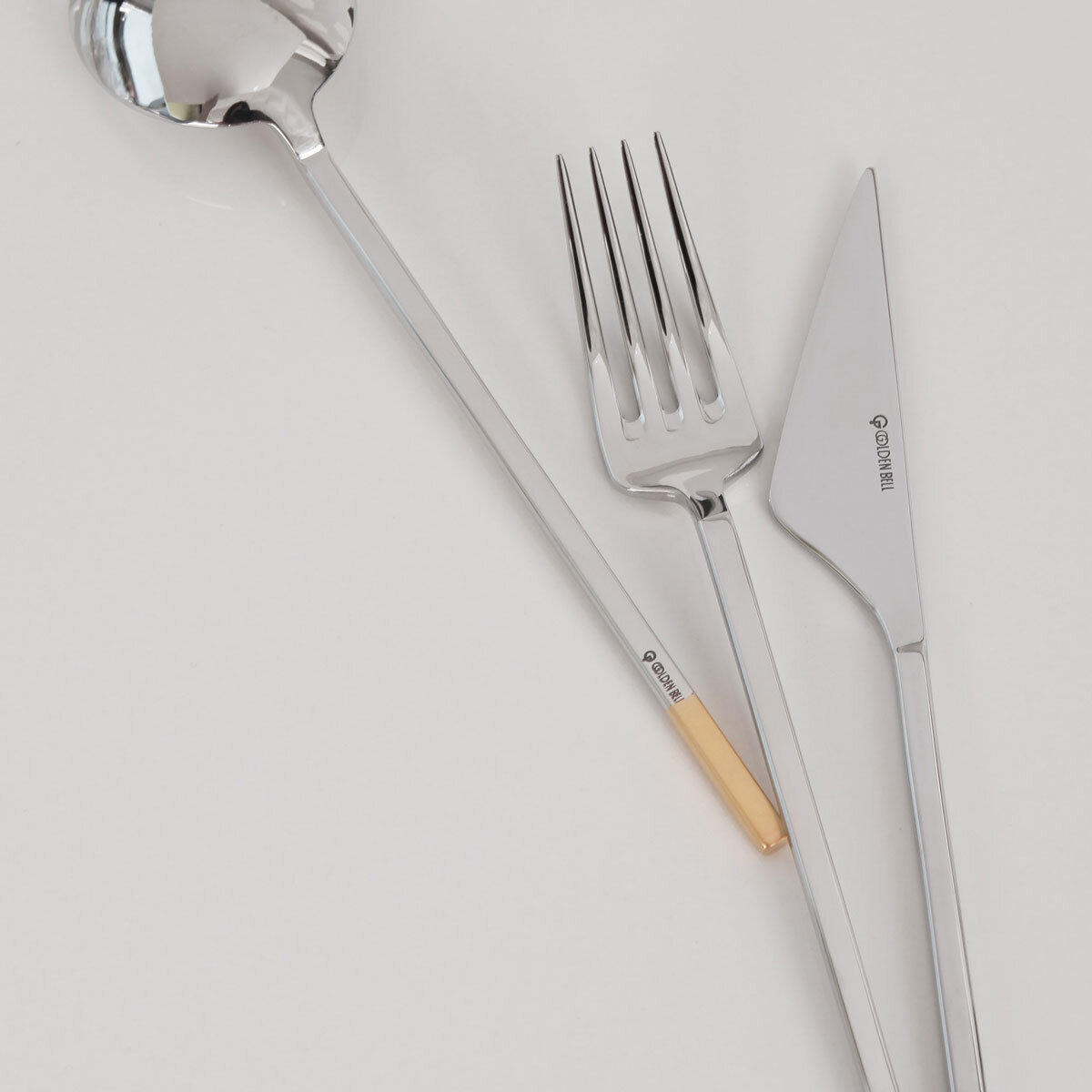 Golden Bell Gold Cutlery Set