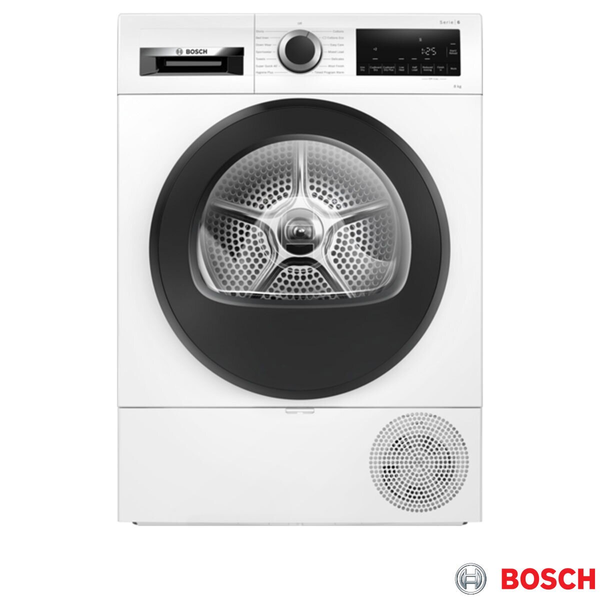 Bosch Series 6 WQG233D8GB, 8kg, Heat Pump Dryer, A+++ Rat...