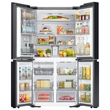 Samsung Bespoke SpaceMax RF65DB970E22EU 645L Smart Multi Door Fridge Freezer, Clean Black