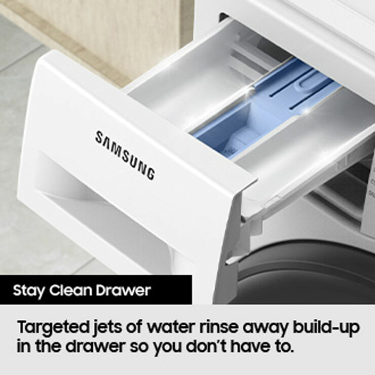 Samsung Series 5 WD80TA046BE/EU, 8kg/5kg, 1400rpm, Washer Dryer, E Rated in White