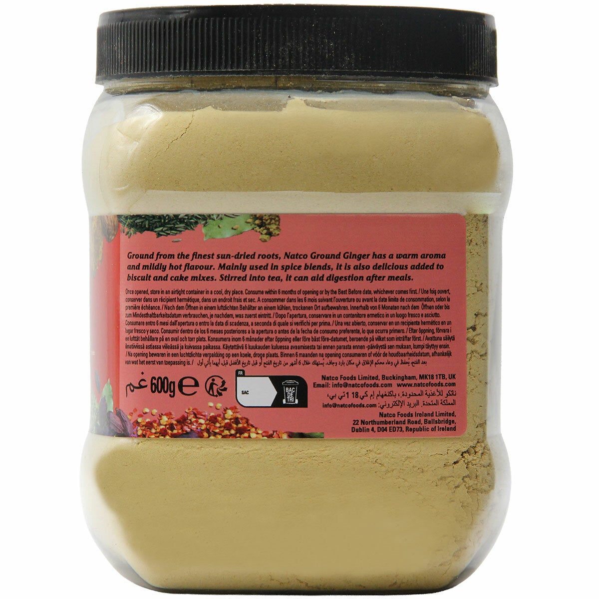 Natco Ground Ginger, 600g Natco Ground Ginger, 600g