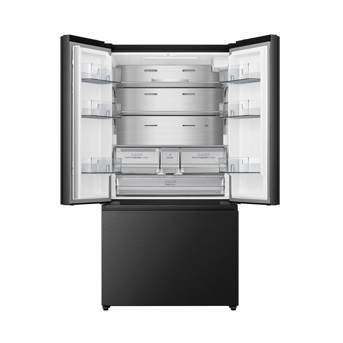 Hisense RF815N4SEFE, French Door Fridge Freezer, E Rated in Black Stainless Steel Hisense RF815N4SEFE, French Door Fridge Freezer, E Rated in Black Stainless Steel