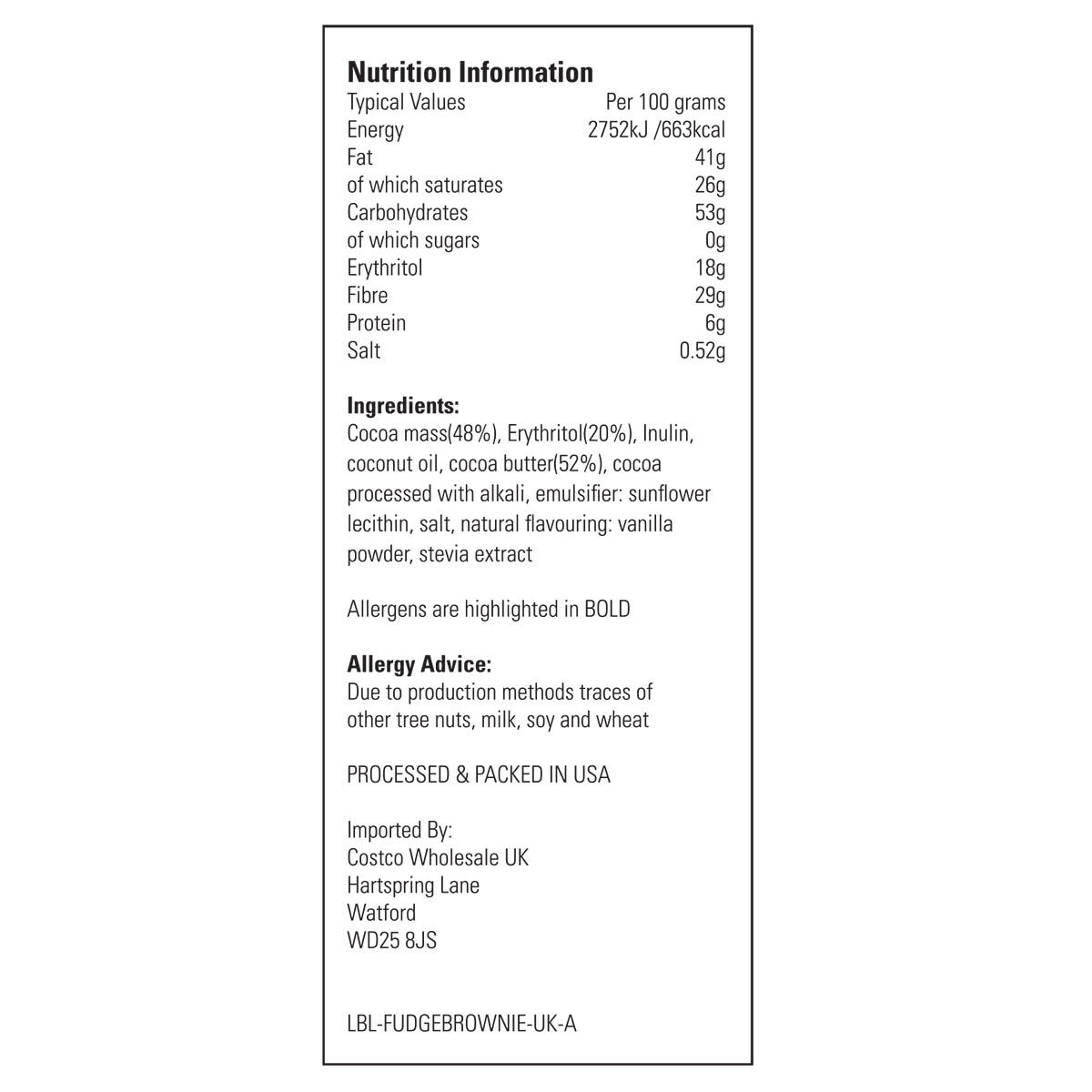 Ingredients for Fudge Brownie Bombs