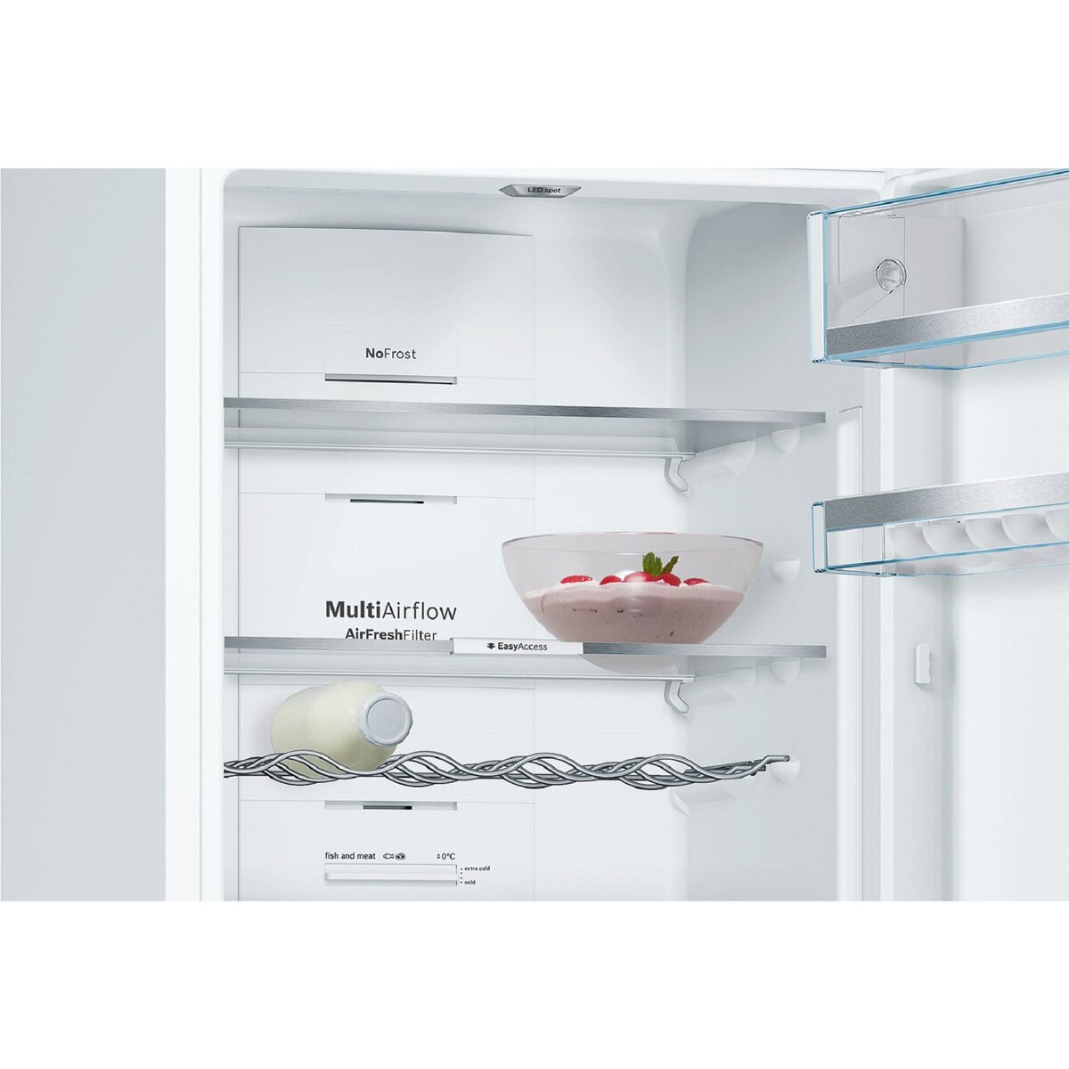 Bosch KGN36AW35G, Fridge Freezer A+ Rating in White Costco UK