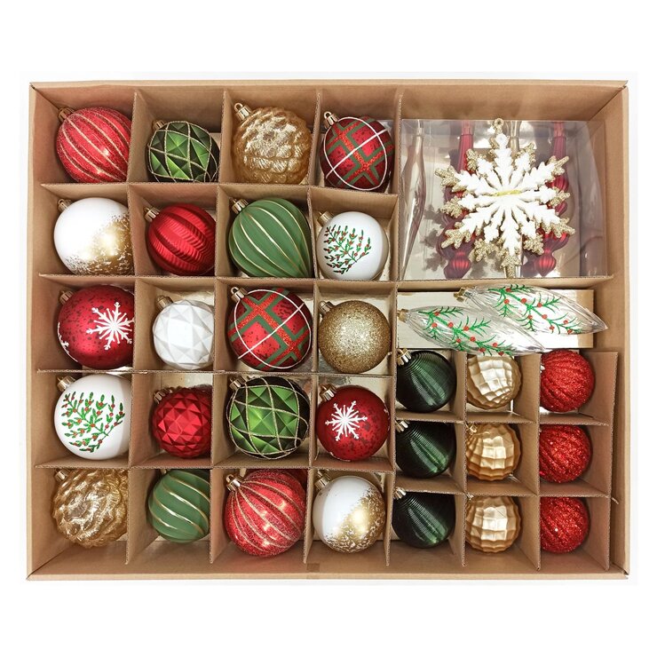 Buy 78 pack Ornaments Red/Green Lifestyle Image at costco.co.uk Buy 78 pack Ornaments Red/Green Lifestyle Image at costco.co.uk