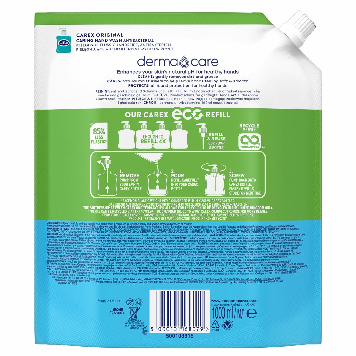 back of pack back of pack