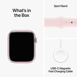 Buy Apple Watch Series 9 GPS, 41mm Pink Aluminium Case with Light Pink Sport Band - M/L, MRHY3QA/A