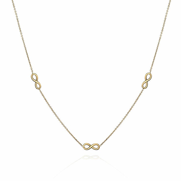 14ct Yellow Gold Infinity Necklace 14ct Yellow Gold Infinity Necklace