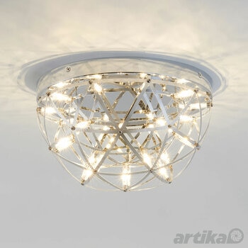 Artika Elden 13" (33cm) Flush Mount LED Light in Chrome