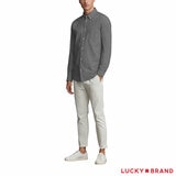 Lucky Men's Denim Shirt in Grey