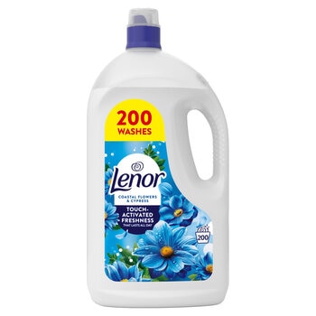 Lenor Concentrate Coastal Flower Fabric Conditioner, 200 Wash, 4L Lenor Concentrate Coastal Flower Fabric Conditioner, 200 Wash, 4L