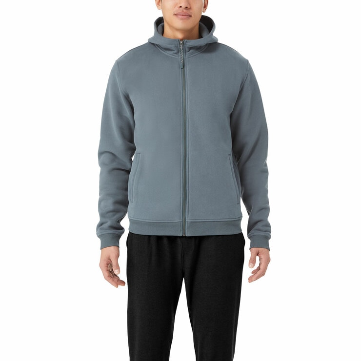Kirkland Signature Mens Full Zip Hoody in Blue