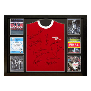 Arsenal 1971 Double Winners Signed Framed Shirt