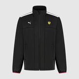 Scuderia Ferrari F1 Team Mens Logo Black Softshell Jacket 2025