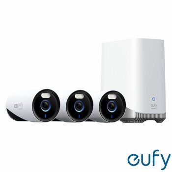 eufyCam E330 3 (Professional) Camera Kit with HomeBase 3 – No Monthly Fees