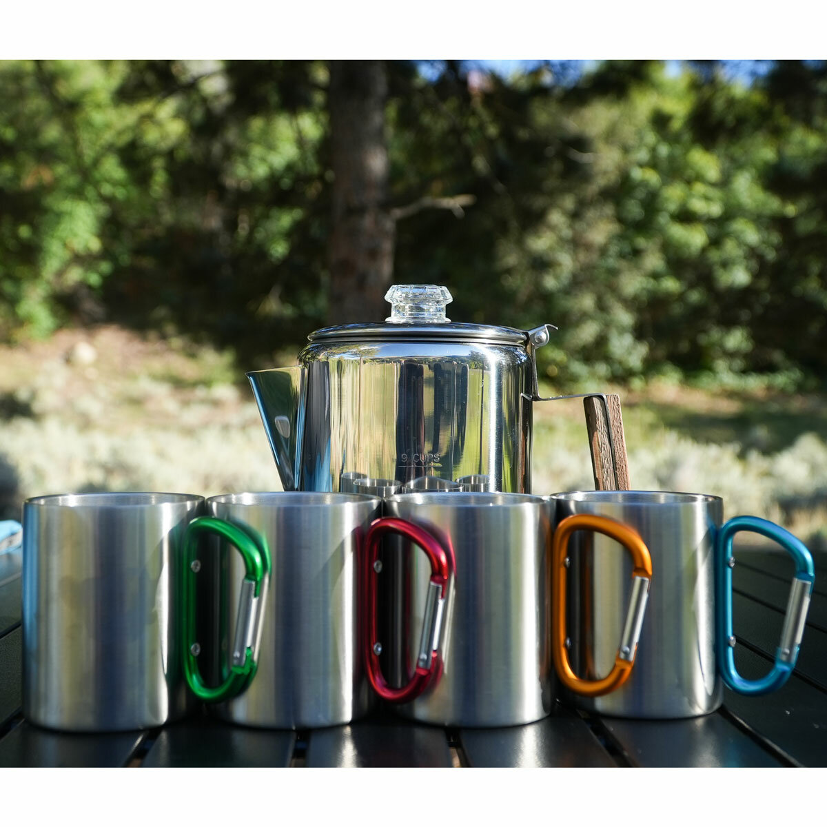 Alpine Mountain Gear Stainless Steel Coffee Set