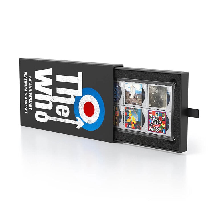 Royal Mail® The Who Limited Edition Platinum Stamp Set