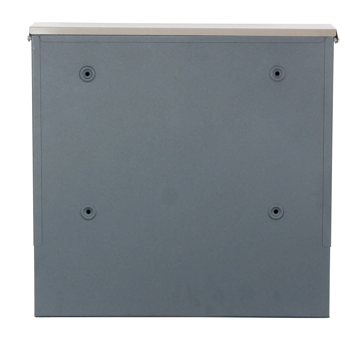 Cut out image of back of letterbox on white background