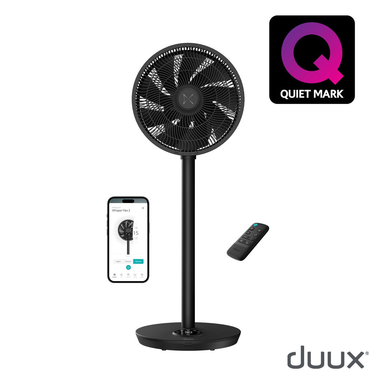 Front Profile of Duux Whisper Flex 2