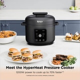 Lifestyle image showing pressure & rice cooker on kitchen countertop Lifestyle image showing pressure & rice cooker on kitchen countertop