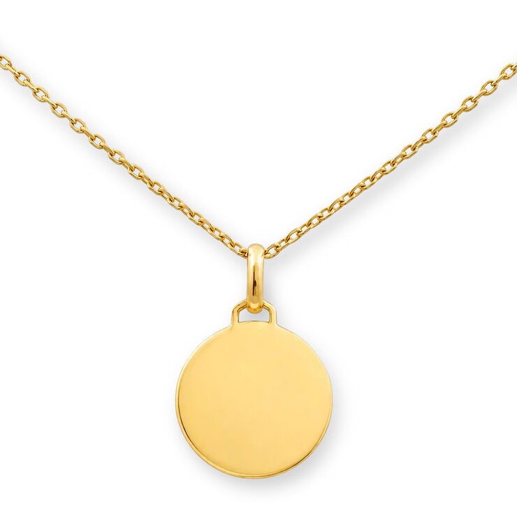14ct Yellow Gold Disc Pendant 14ct Yellow Gold Disc Pendant
