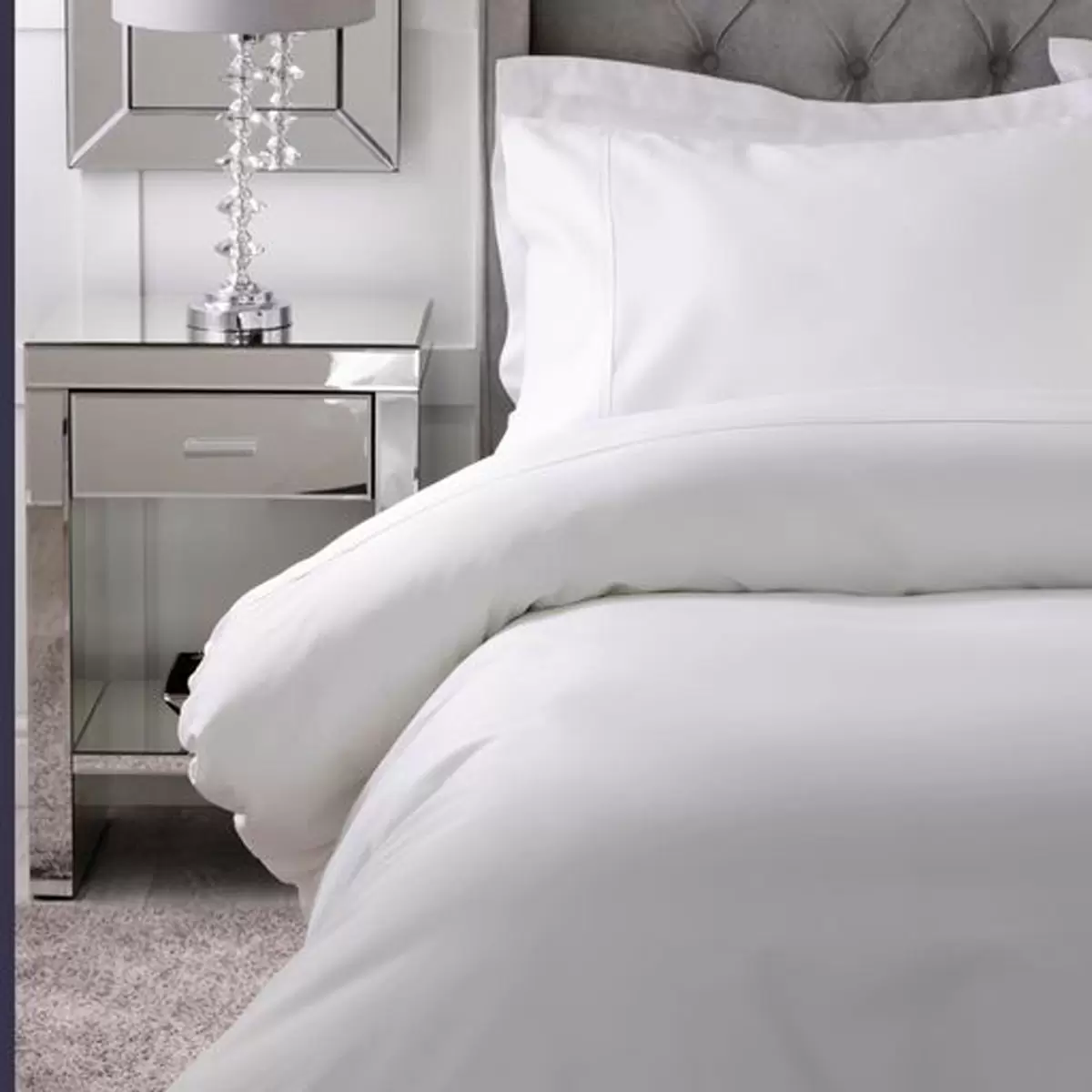 Belledorm Bamboo Cotton Blend Duvet Cover in 4 Sizes - Picture 5 of 5