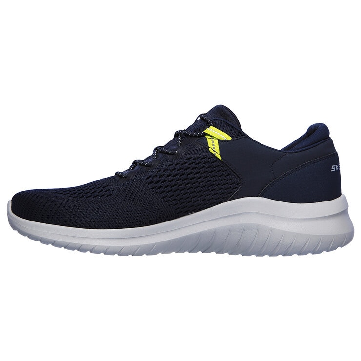Side view of navy shoe Side view of navy shoe