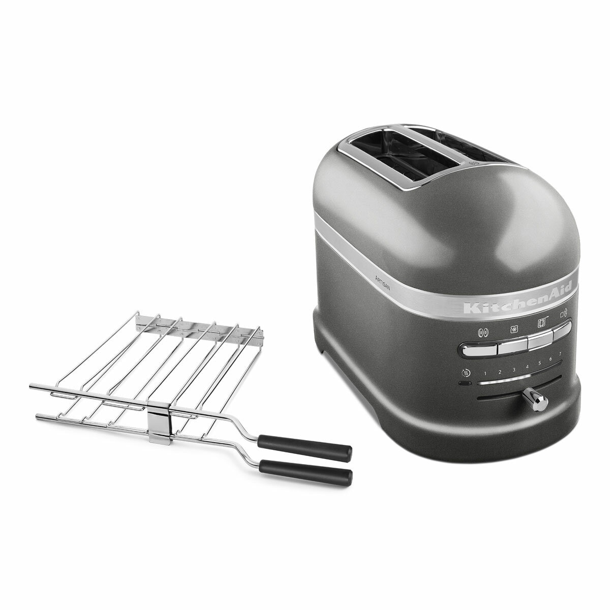 KitchenAid 5KMT2204BMS Artisan 2 Slot Toaster in Medallion Silver