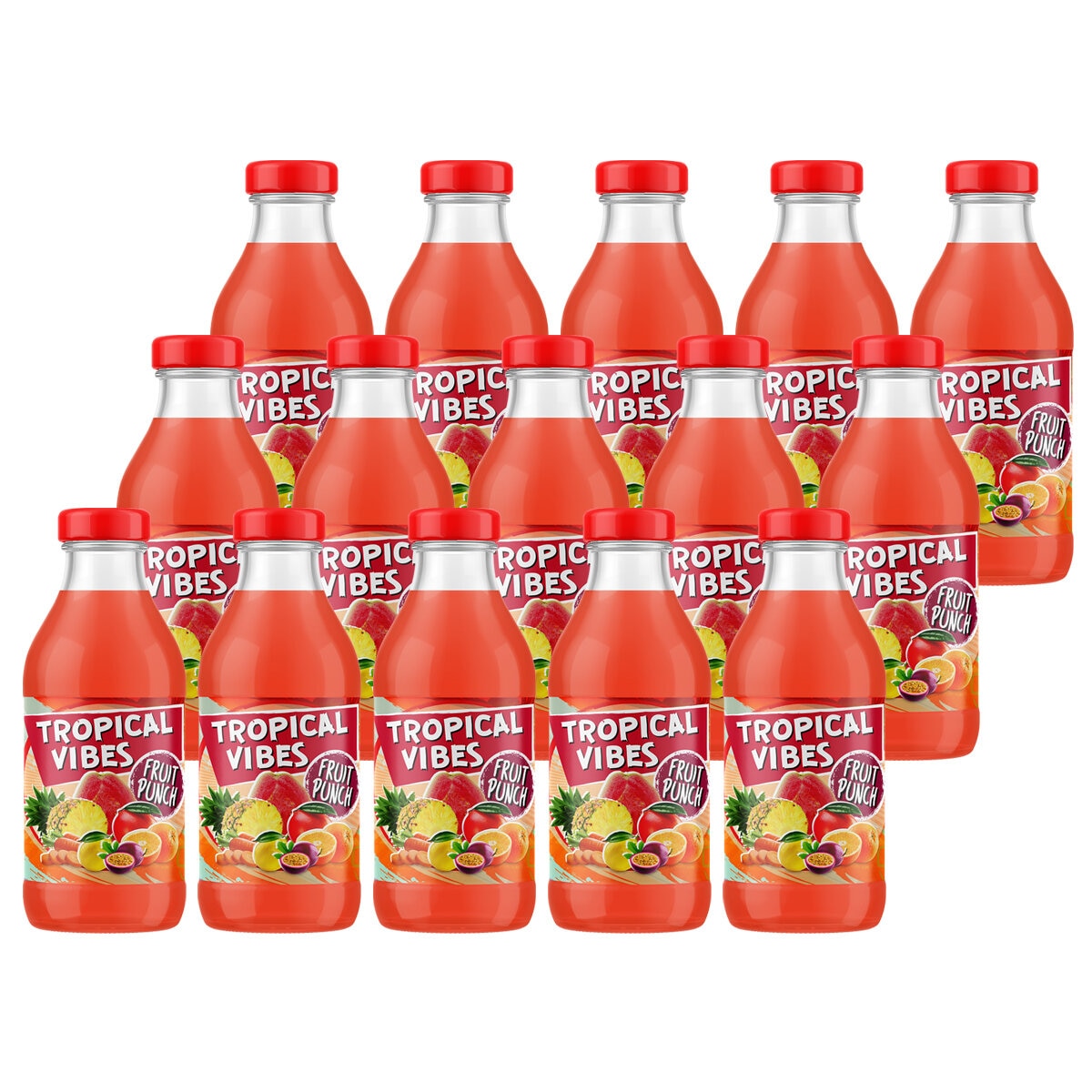Tropical Vibes Fruit Punch, 15 x 300ml