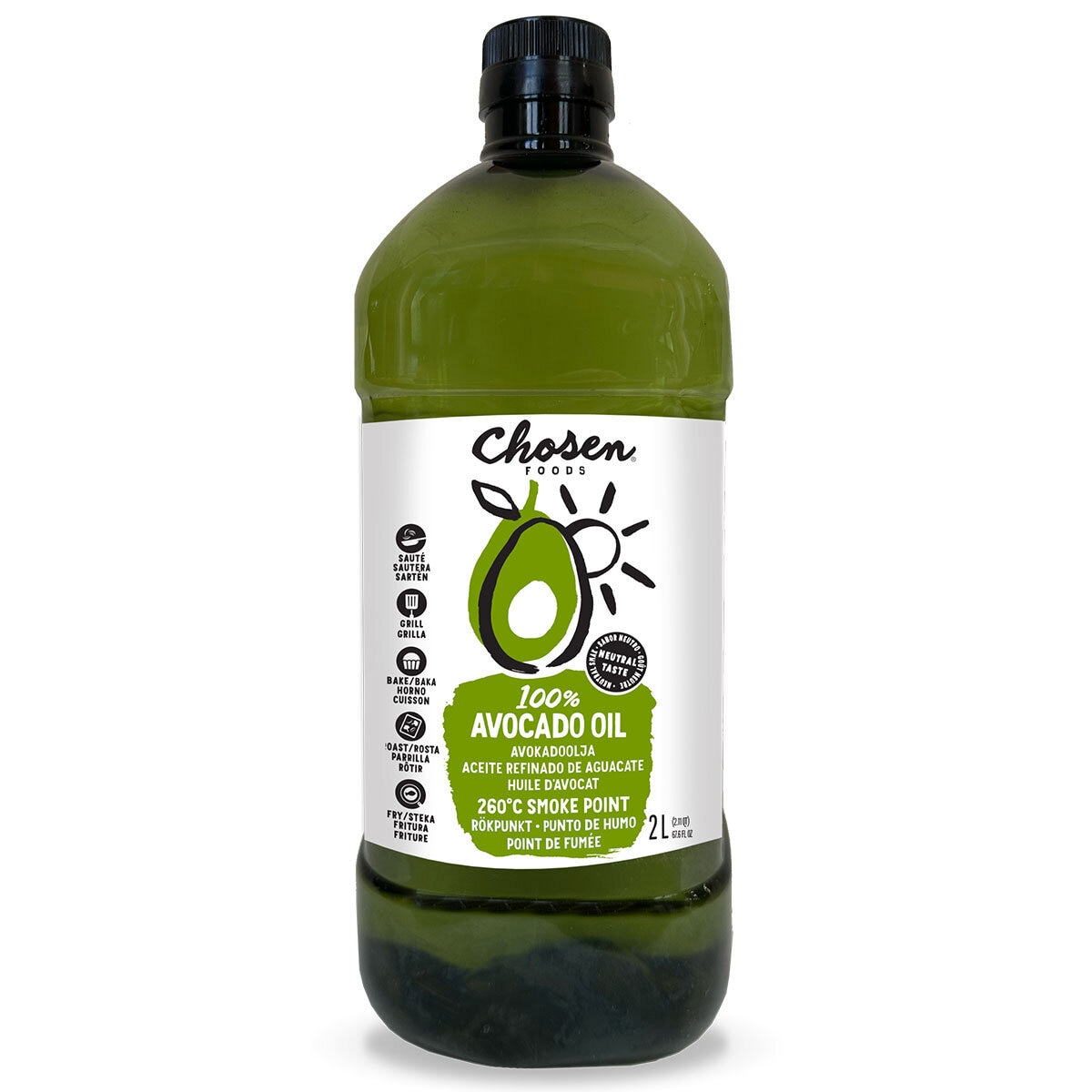 Chosen Foods 100% Pure Avocado Oil, 2L