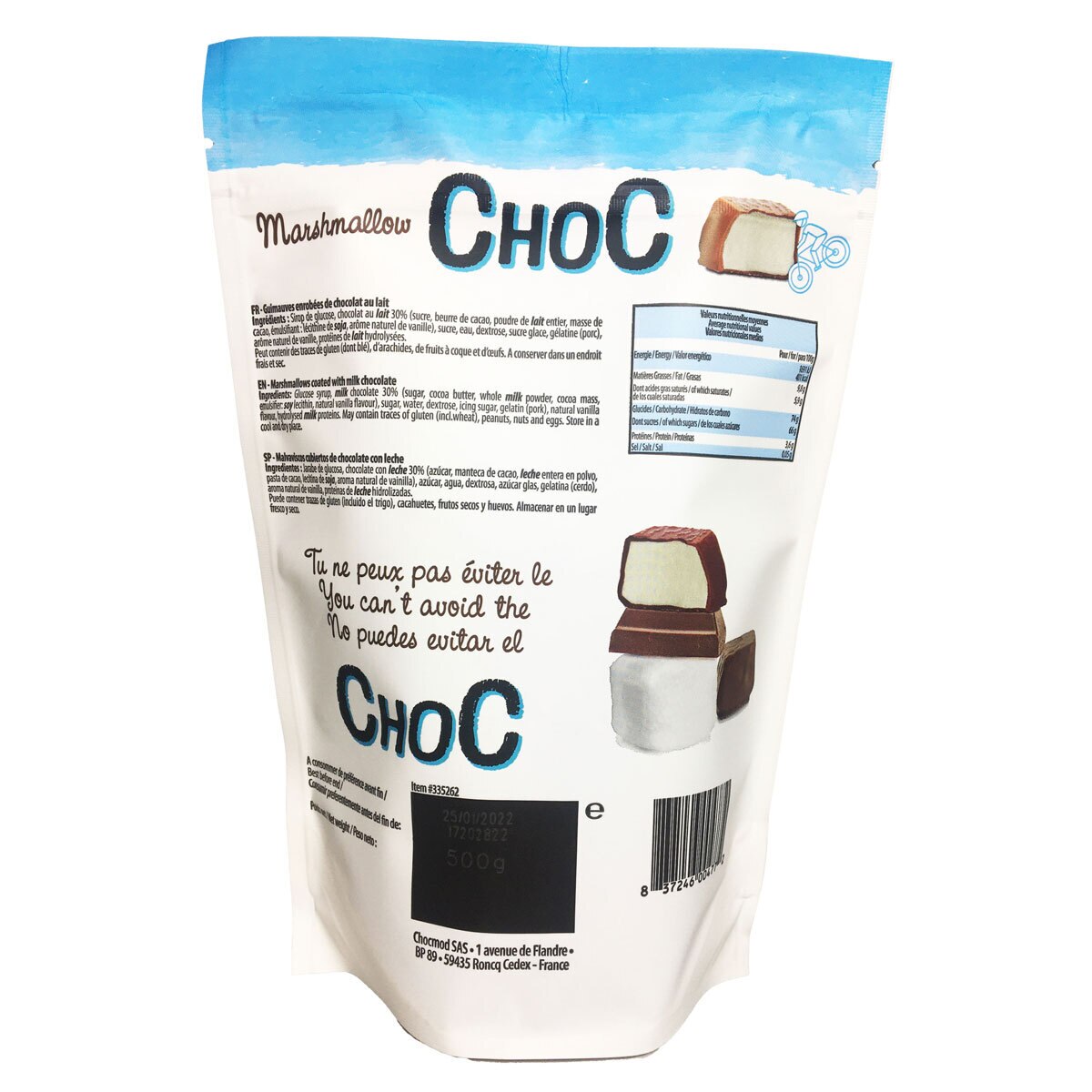 Truffettes de France Milk Chocolate Marshmallow, 500g Costco UK