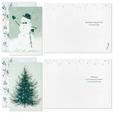 Hallmark Hand Crafted Christmas Card Assortment: Let It Snow - 40 Pack