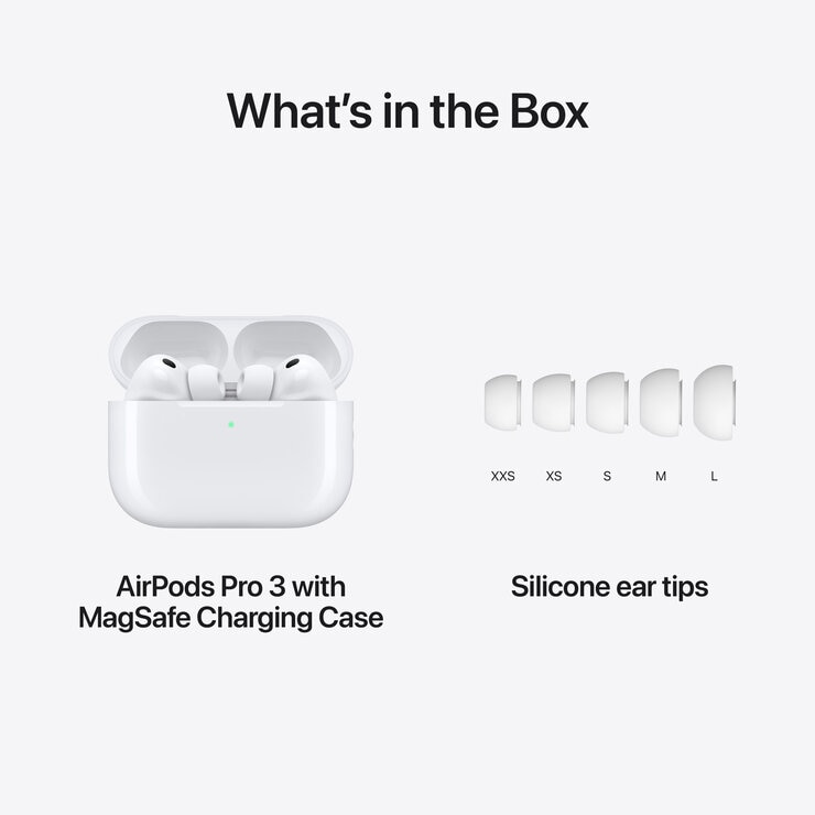 Apple AirPods Pro (3rd generation) with Magsafe Case (USB-C), MFHP4ZM/A
