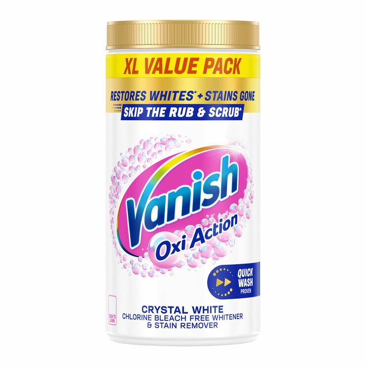 Vanish Gold Oxi Action Powder Crystal White, 1.9kg Vanish Gold Oxi Action Powder Crystal White, 1.9kg