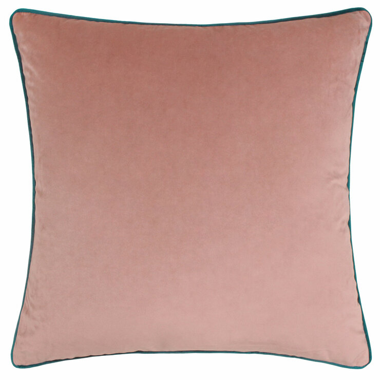 Furn Meridian Blush Velvet Feather Fill Cushion, 45 x 45 cm