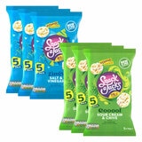 Snack a Jacks Salt & Vinegar & Sour Cream & Onion, 6 x 5 x 19g