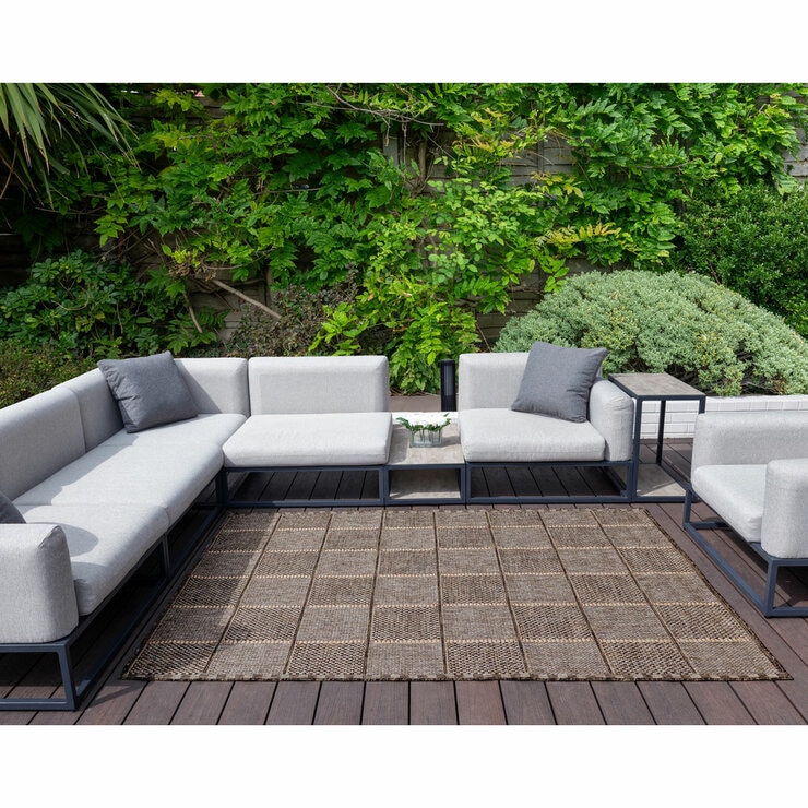 Concept Looms Sumac Mocha Indoor Outdoor Rug, in 3 Sizes