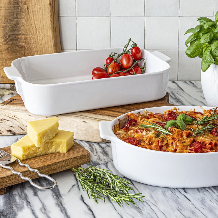 Over & Back Oven to Table Stoneware Set, 2 Piece Over & Back Oven to Table Stoneware Set, 2 Piece