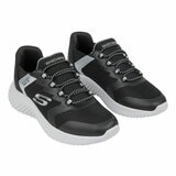 Skechers Kids Swift Fit Bounder Trainer in Black/Grey