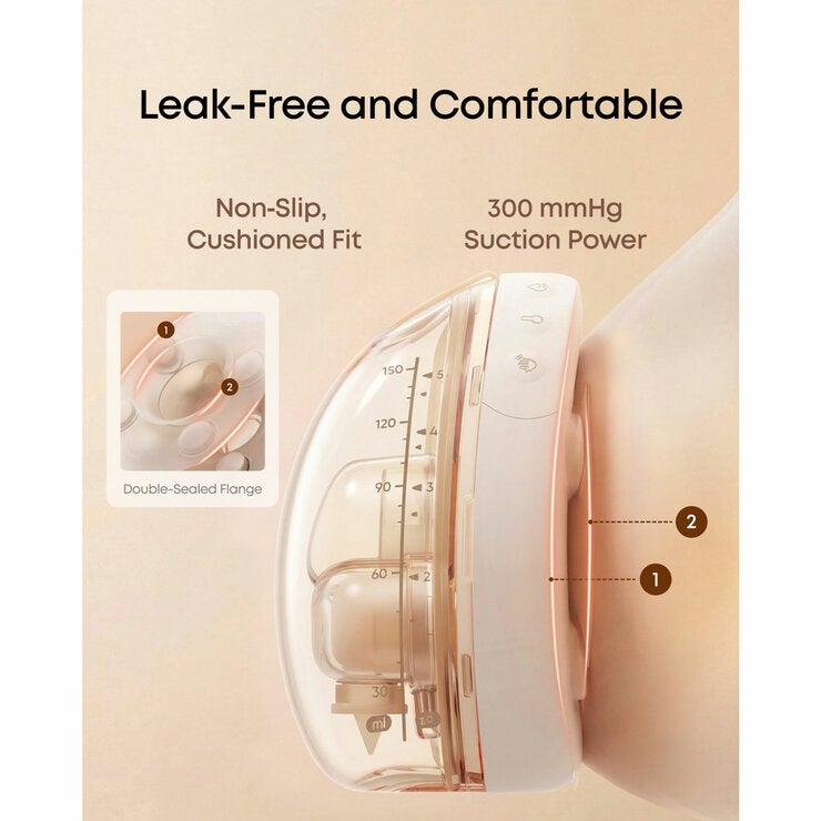 Lifestyle image showing non slip cusioned fit with 300nnHg suction power Lifestyle image showing non slip cusioned fit with 300nnHg suction power