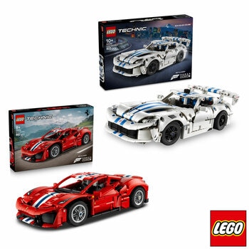 LEGO Technic Dodge Viper GTS-R Sports Car / Ferrari 488 PISTA Car - Model 42234/42235 (9+ Yrs)