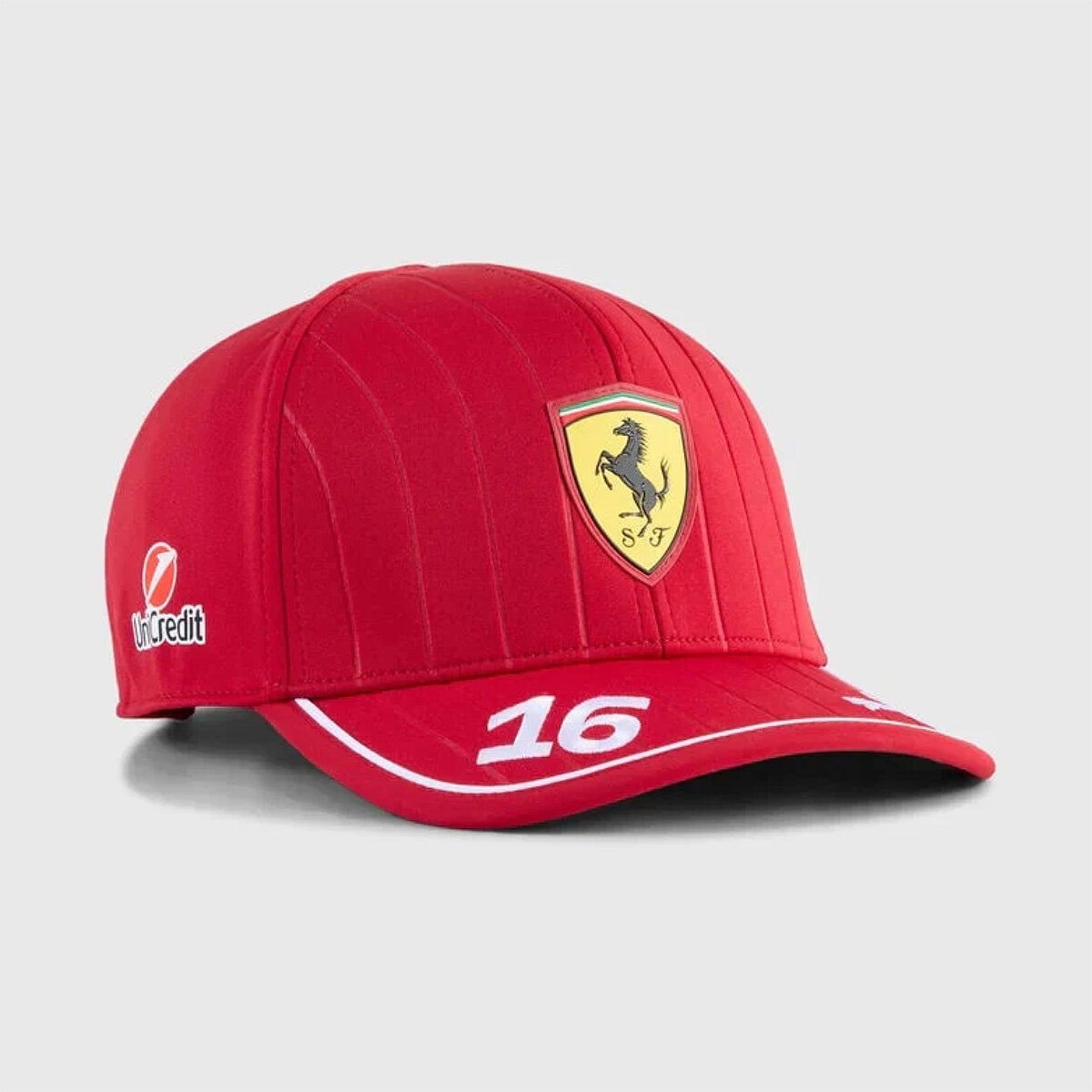 Scuderia Ferrari F1 Team Unisex Driver Charles Lerclerc Cap 2025, One Size Red
