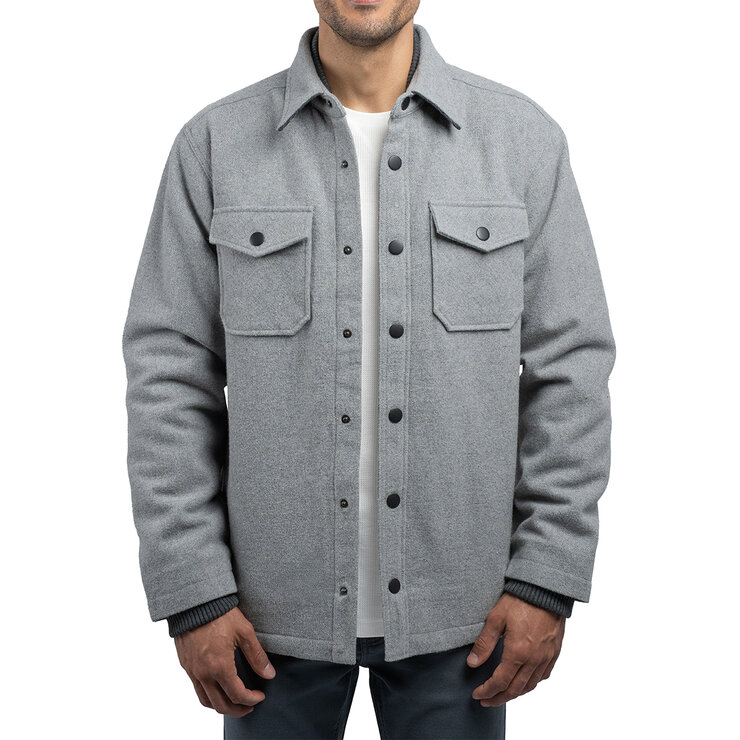 Jachs Men's Wool Blend Shacket