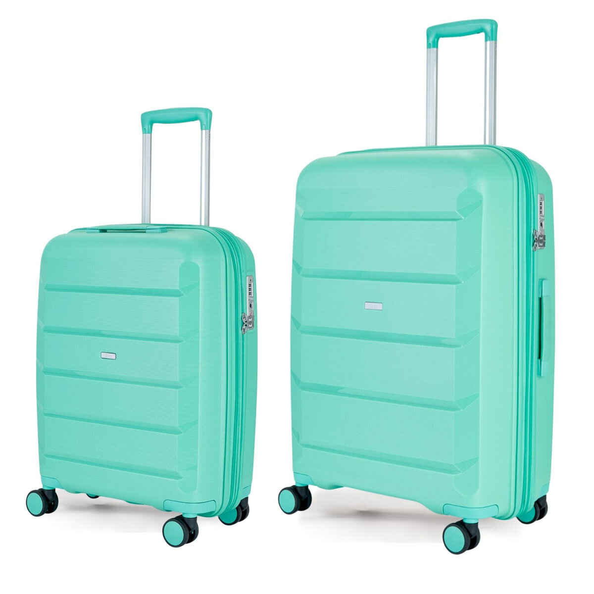 Rock Tulum 2 Piece Hardside Luggage Set in Turquoise | Co...