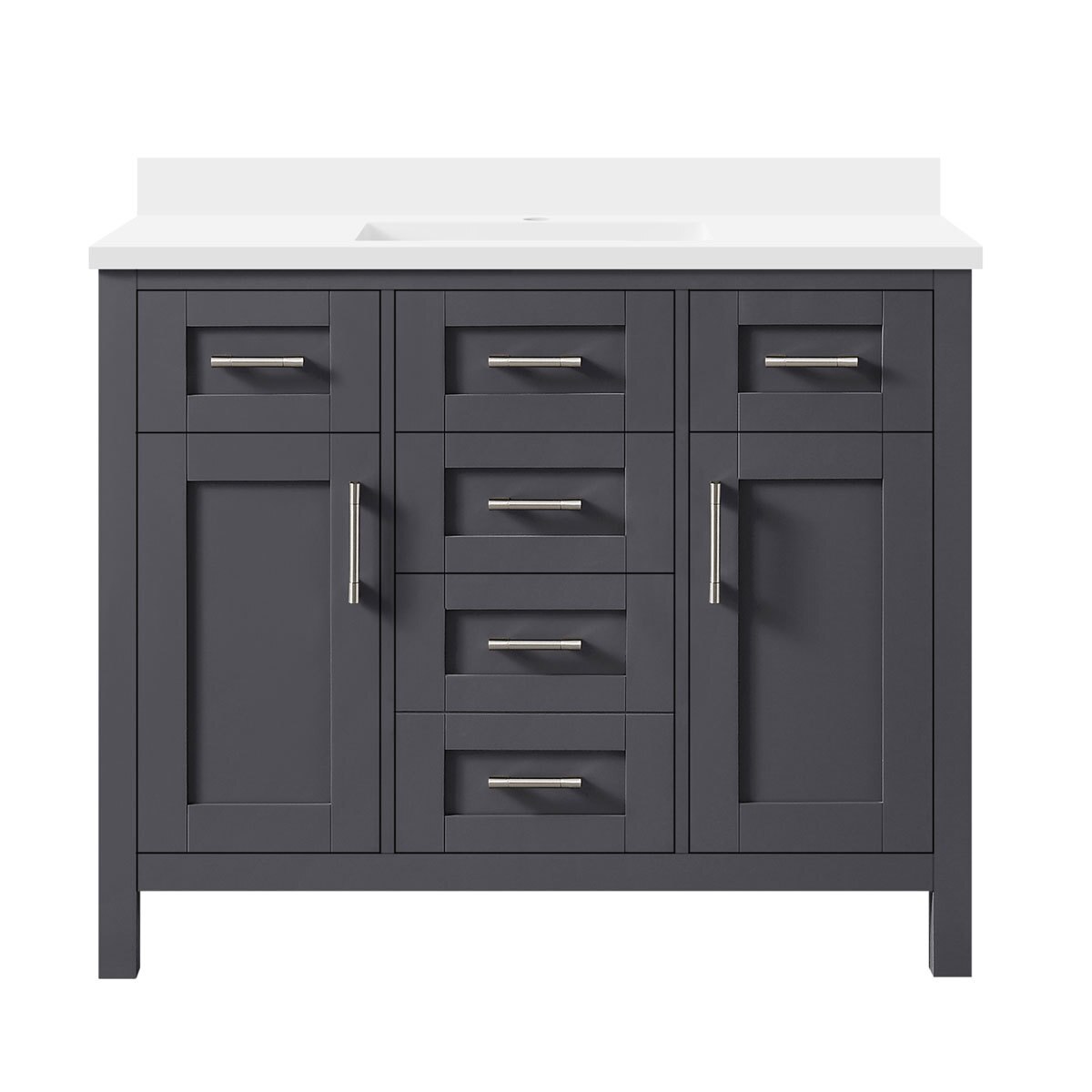 OVE Lakeview 106 cm Single Vanity in 2 Colours Costco UK