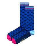 Original Penguin Men's Striped Socks, 6 Pack in Grey, Blue and Navy