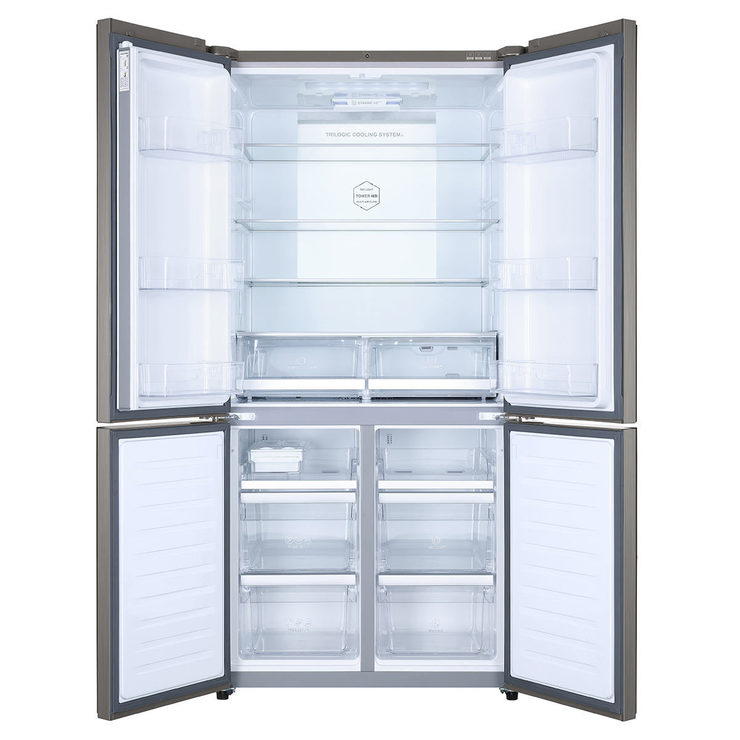 Haier HTF610DM7, Multidoor Fridge Freezer A++ Rating in Stainless