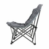 Studio image showing the side view of the chair